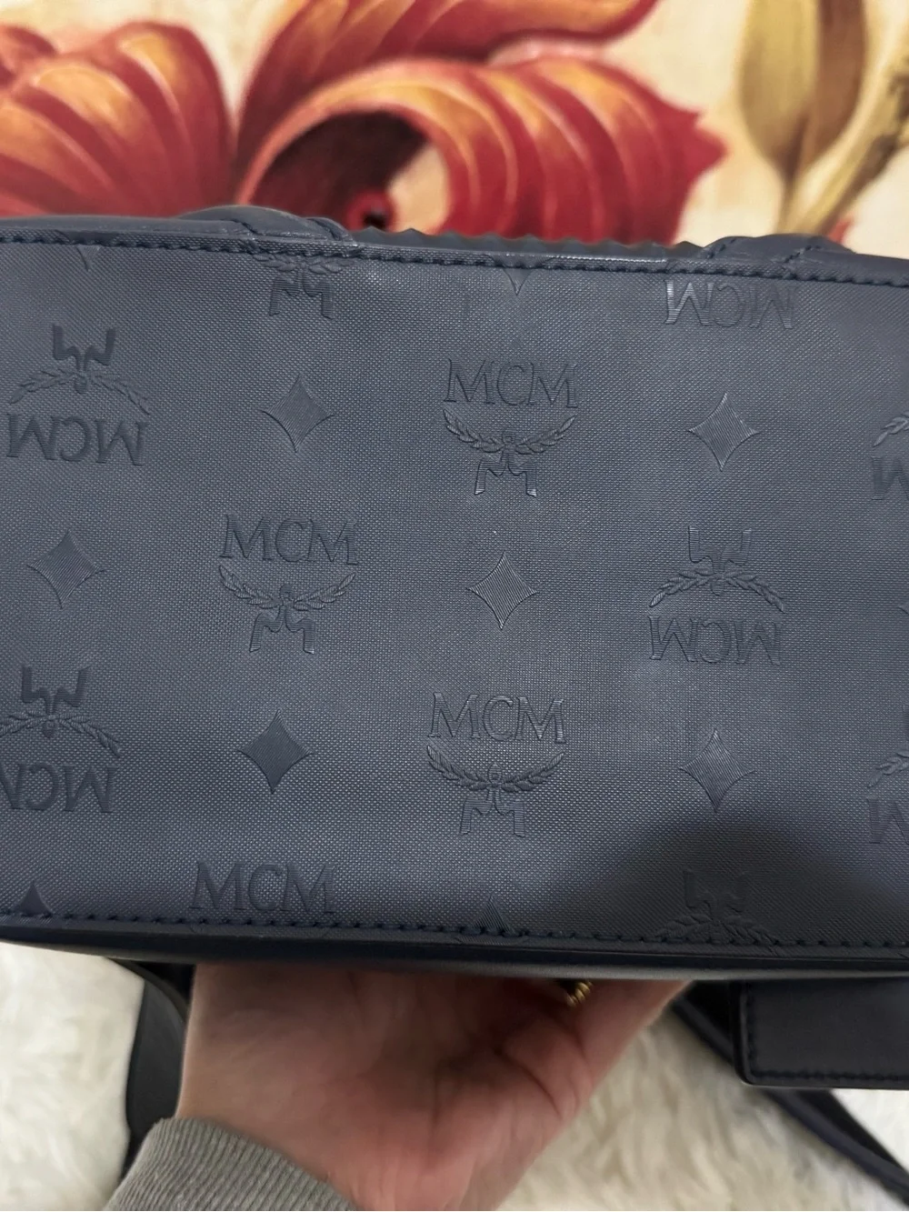 MCM Black Leather Backpack Limited Edition